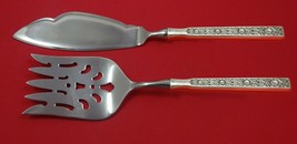 Spanish Tracery by Gorham Sterling Silver Fish Serving Set 2 Piece Custom Made - $132.76