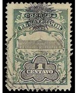 ca 1910 EL SALVADOR Stamp - National Palace, 1c K44 - $1.97