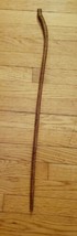 Wood Carved Antique Walking Stick Cane 29&quot; - $50.00