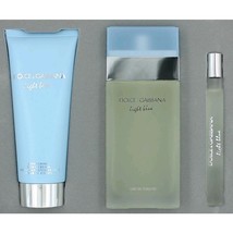 Dolce & Gabbana Light Blue Perfume 3.4 Oz Eau De Toilette Spray 3 Pcs Gift Set image 6