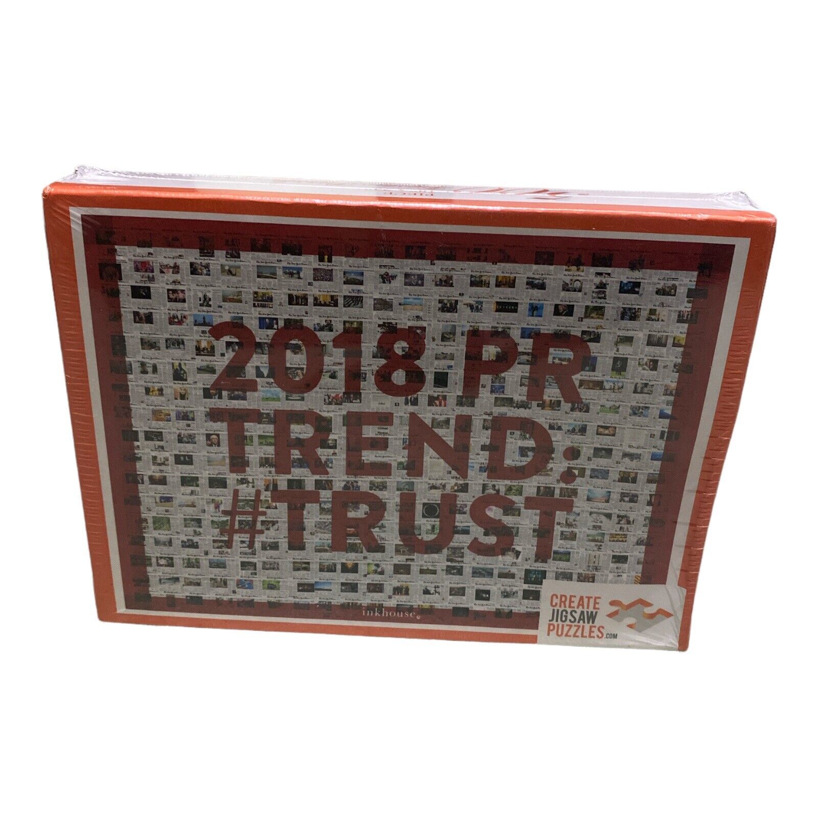 Primary image for 2018 PR Trend: #Trust 500 Piece Jigsaw Puzzle Inkhouse News Headlines New Sealed