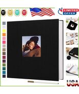 Elegant 40-Page Magnetic Photo Album with Pen - 11 x 10.6 in, for All Oc... - $626.60 MXN