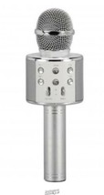 Supersonic-Wireless Bluetooth® Microphone with Built-in Hi-Fi Speaker (Silver) - £22.77 GBP