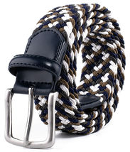 Belt Men,Woven Stretch Braided Belt - Casual Pants Jean Style 2 SIZE XS ... - £11.59 GBP