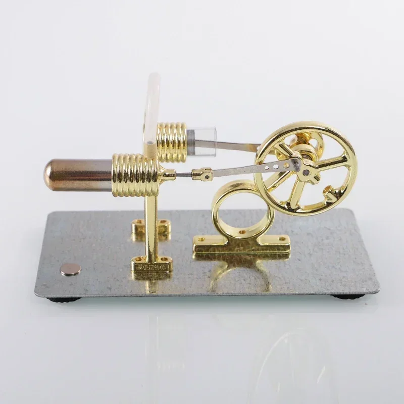 Hot Air Single Cylinder Stirling Engine Kit Steam Physics Popular Technolo - £22.43 GBP+