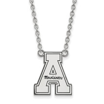 SS Appalachian State U Enamel Large Pendant w/Necklace - £92.14 GBP