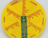 RARE Vintage Easy Country Capital Finder Reference Disc For States &amp; Cou... - $16.02