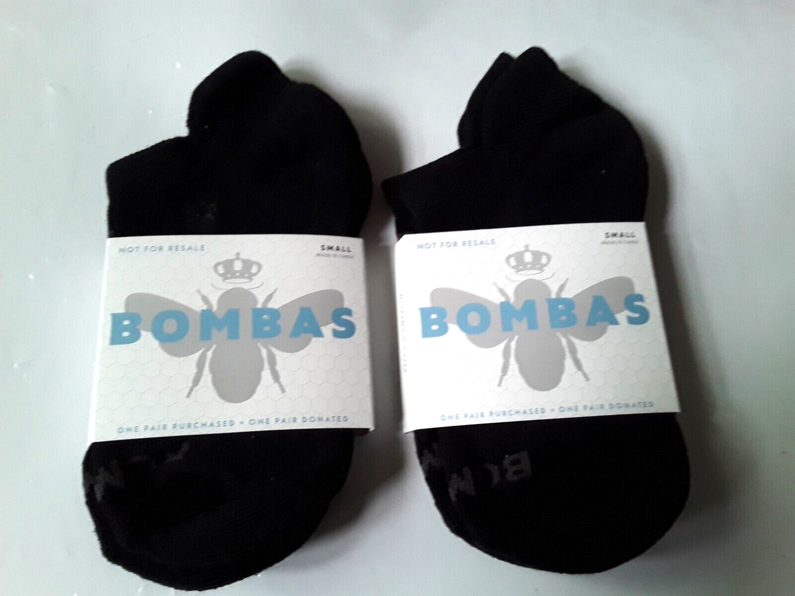 Bombas Ankle Socks Small Unisex Women's/Child Set Of 2