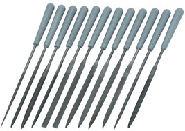 12 Precision NEEDLE FILE SET VaRieTy small Carbon Steel 6&quot; Files ABS Pol... - $620.61 MXN