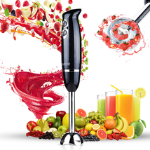 5Core Handheld Blender, Electric Hand Blender 8-Speed 500W Immersion HB 1510 BLK - £18.52 GBP