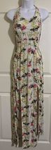 Floral Maxi Dress Stretch Cotton Blend  Sleeveless Size S NWOT - $19.98