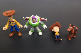 Imaginext Toy Story Buzz Lightyear &amp; Woody +Other  Horse &amp; Woody Figures - £8.04 GBP