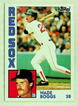 1984 Topps Wade Boggs #30 Baseball Card - From Vending Case - $2.79