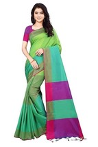Banarasi Saree-Sari aus Baumwolle &amp; Seide für Damen - £8.16 GBP