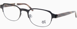 Mad In Italy Soave M04 Brown Unique Eyeglasses Glasses Metal Frame 51-20-145mm - £82.04 GBP