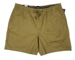 Gap Men&#39;s Stretch Twill Pull-On Drawstring Shorts Color Antique Bronze  ... - $11.87