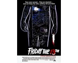1980 Friday The 13th A 24 Hour Nightmare Of Terror Poster 11X17 Crystal ... - $11.58