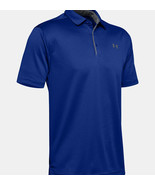 New Under Armour Tech Polo, Men&#39;s Blue, Large Tall LT, Golf - Free Shipp... - $592.55 MXN