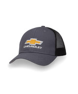 Chevrolet Bowtie Dark Gray and Black Mesh Trucker Hat - $29.99