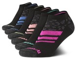 Reebok Women&#39;s Athletic Socks  Low Cut 6 Pack, Size 4-10, Lightweight Black - £19.93 GBP