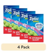 (4 Pack) ® Brand Storage Slider Quart Bags, Power Shield™ Technology, Ex... - €54,62 EUR