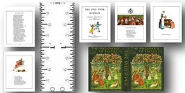 Handcrafted 1:12 Scale Miniature Book Kate Greenaway The Pied Piper Of Hamelin - £31.86 GBP