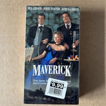 Maverick (VHS, 1994) Video Tape Mel Gibson  Jodie Foster James Garner Western - £5.52 GBP
