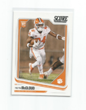 RAY-RAY Mc Cloud (Clemson) 2018 Panini Score Rookie Card #406 - £3.92 GBP