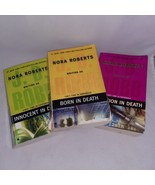 J D Robb Born in Innocent in Creation in Death Nora Roberts 3 Books Paperback - $9.99