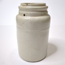 Vintage Sherwood Brothers Pottery Stoneware Crockery Canning Jar New Brighton PA - £20.83 GBP