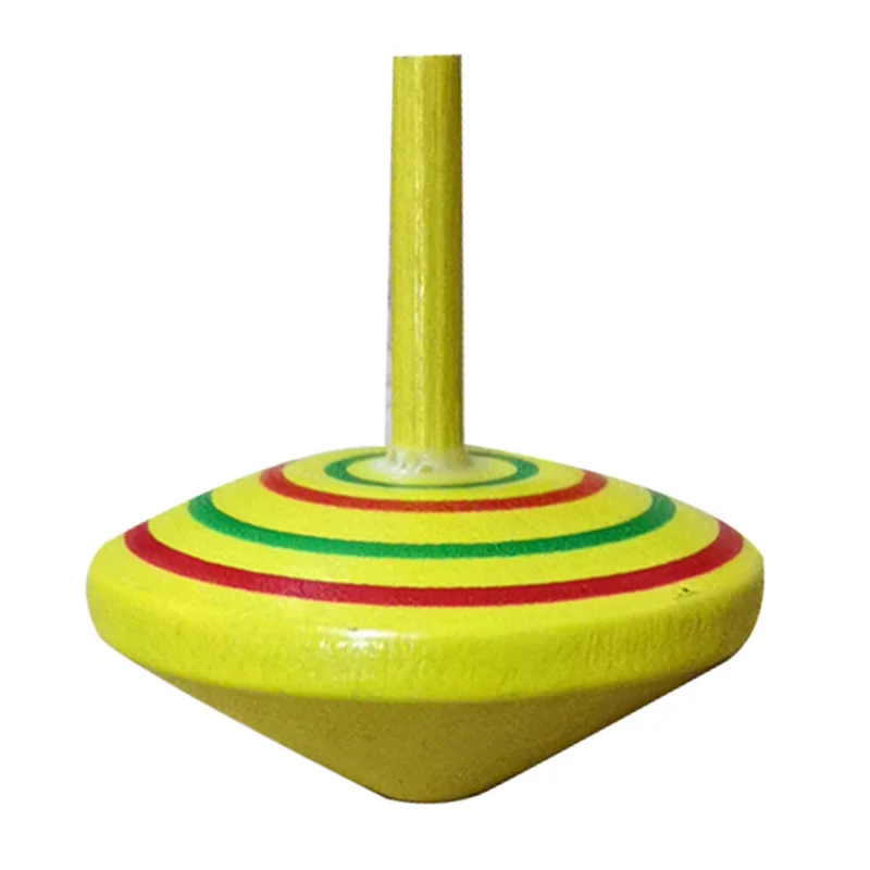 GoodPlay Gyroscope Handmade Painted Wood Spinning Tops Educational Toys fun - £6.82 GBP