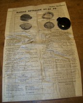 1951 RADIAC DESIMETER DETECTOR KOREAN WAR ERA CORNING GLASS UNUSED IN BOX - £7.78 GBP