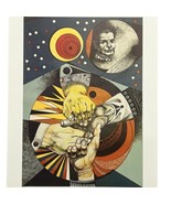 Vtg Siegfried Gerhard Reinhardt Lithograph Cooperation Abstract Art Prin... - $351.27 MXN