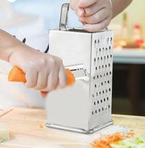 Stainless Steel 8 In 1 Grater Slicer Chopper With 4 Side For Kitchen (Si... - $45.99