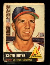 1953 Topps #60 Cloyd Boyer Poor Cardinals Dp *X65765 - £3.66 GBP