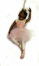 Ballerina Girl Ornament 5 inches (Pink) - £13.82 GBP