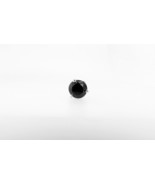 14K Fine White Gold Black Round Diamond Martini Single Stud Earring 1.35CTW - $549.39 CAD