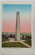 MA Copper Window Bunker Hill Monument Boston Massachusetts Postcard S14 - $11.95