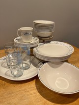 Corelle Pyrex First of Spring Blue Floral Flowers  Replacement Dishes Vi... - $4.95+