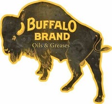 Buffalo Brand Motor Oil Laser Cut Metal Sign - $69.25