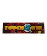 Vtg Casino Slot Machine &quot;TOUCH &amp; WIN&quot; Glass Panel 19&quot;X5&quot; Retro Gambling ... - $27.73