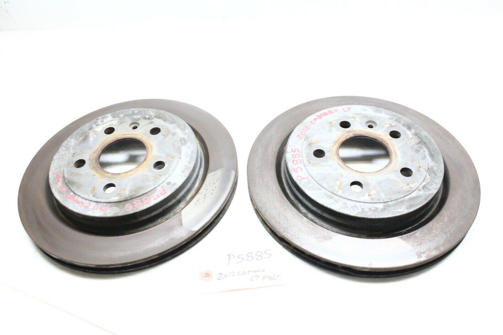 2010-2015 CHEVROLET CAMARO COUPE LT V6 REAR LEFT &amp; RIGHT SIDE BRAKE ROTO... - $128.99