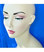 Elegant Vintage 6 millimeters PEARL Earrings Delicate 14k White Gold Dec... - $660.48 CAD