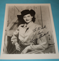 Peggy Stewart  1940s Western Actress  Authentic Autographed  8 x 10&quot;  B&amp;... - £74.27 GBP