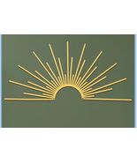 Metal Sun Wall Art Decor Abstract Sunrise or Sunset Beach Art for Home B... - €12,64 EUR