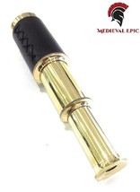 6&quot; Handheld Brass Telescope Pirate Navigation Marine Decor - $469.75 MXN