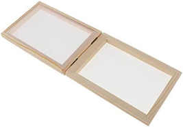 Wooden Paper Making Papermaking Mould Deckle Screen Printing Frame for DIY Paper - £20.53 GBP