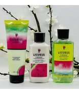 Bath and Body Works Watermelon Lemonade Shower Gel, Body Lotion, Cream 3-Pc Set - £29.49 GBP
