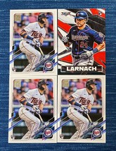 Lot 2021 Topps Fire &amp; Update #US6 Trevor Larnach RC #137 Twins - £1.55 GBP