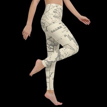 SALEM Leggings | 1692 WITCH TRIALS Map | Yoga Leggings | Witchy Vibes | ... - £39.50 GBP